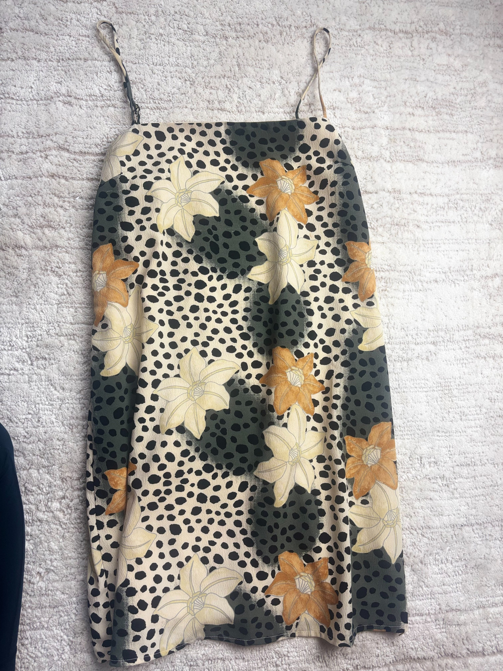 Vintage Amuse Society Floral Dotted Slip Dress Size M
